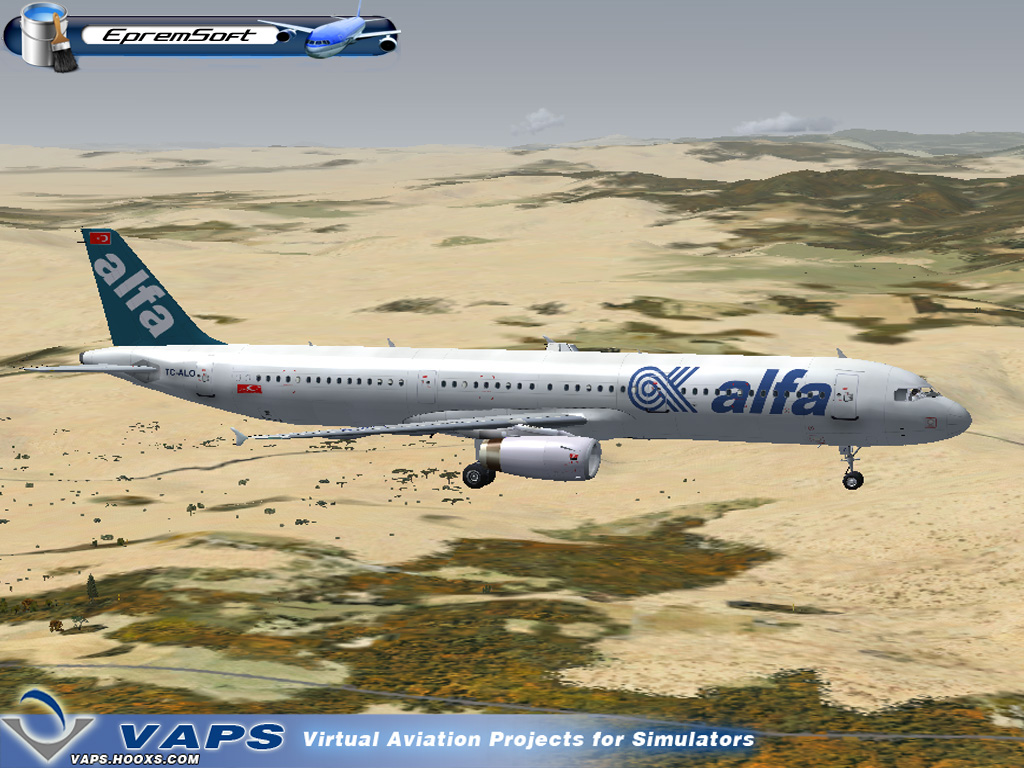 Ifdg Airbus A321-211 - Air Alfa - A321 - Tc-Alo - By Epremsoft — 1