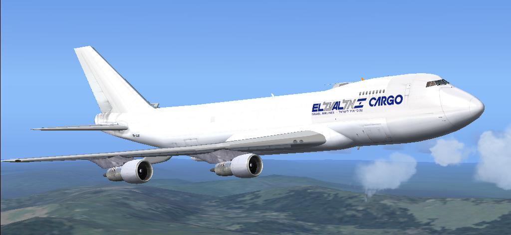 Project Opensky Boeing 747-200F Cargo V4 For Fs2004 Exclusively Copyrights: Airplane Made — 1