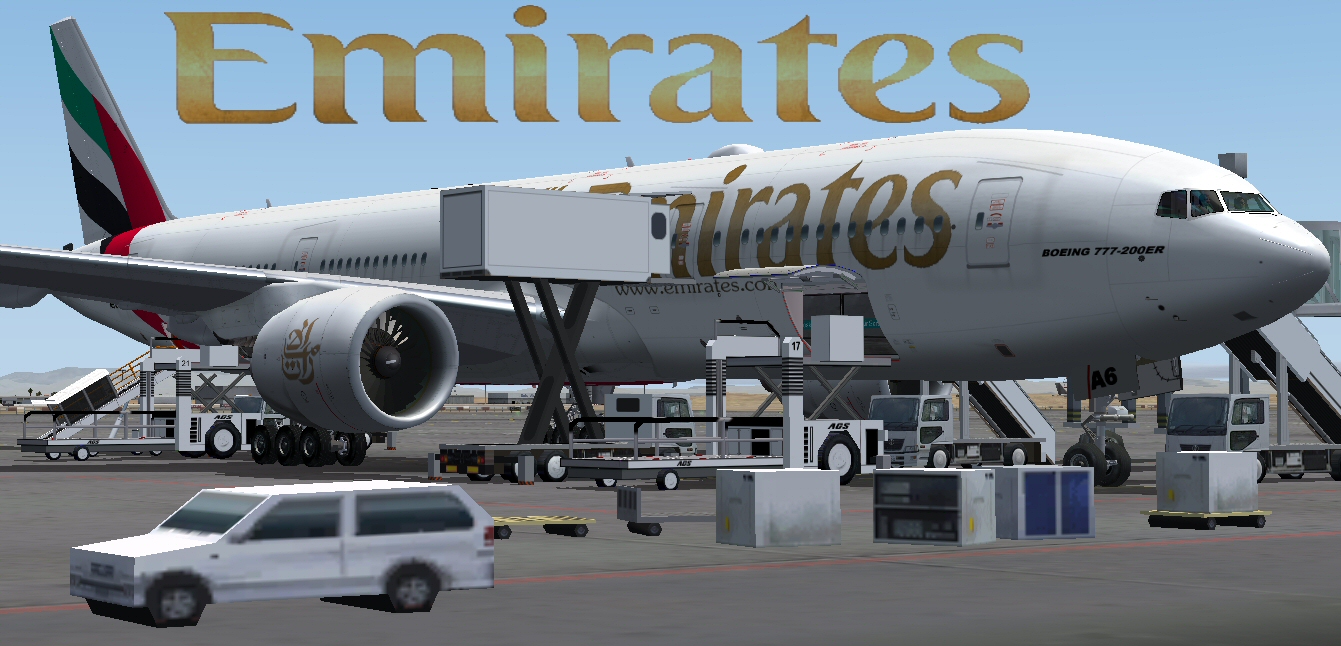 Fs2004/Fsx Emirates Boeing 777-200Er Emirates Boeing 777-200Er, I Hope Youll Enjoy The Rep — 1