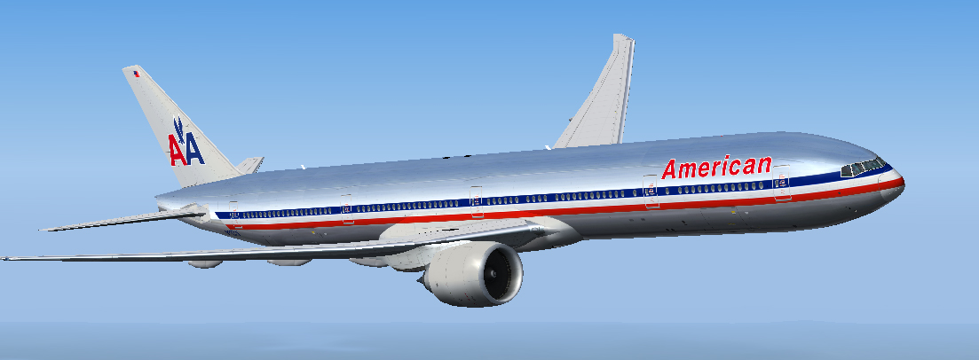 Project Opensky Boeing 777-300 V2 For Fs2004/Fsx Copyrights: Airplane Created By Project O — 1
