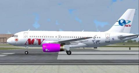 Ifdg A319-131 Acv The A320-200 Differs From The A320-100 In Having Wingtip Fences, A Wing — 1