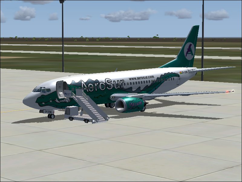 Microsoft Flight Simulator 2004 Century Of Fligh Aerosur Boeing 737-300 Yacare (Cayman) — 1