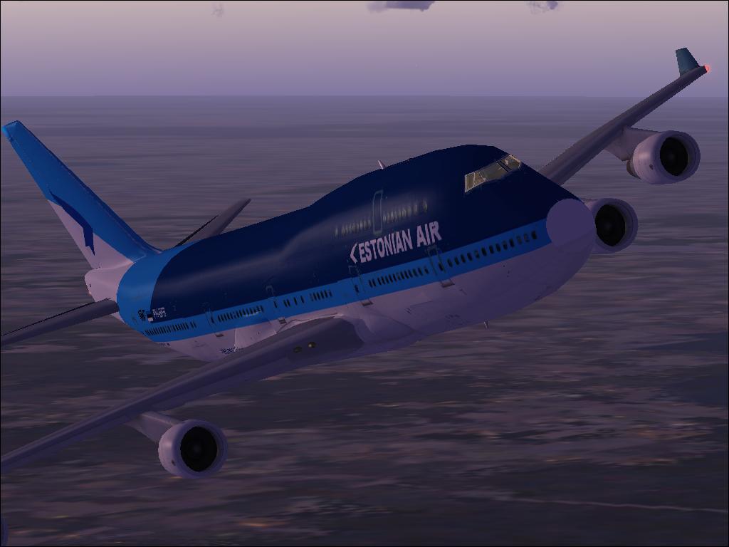 Fsx Estonian Air Default Boeing 747-400 More Than 30 Years Ago, The 747 Made Its First Tri — 1