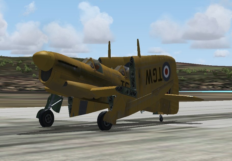 Fs2004/Fsx Fairey Firefly T Mk2 Warbird The Firefly T Mk2 Was Basically An F.1 Converted F — 1