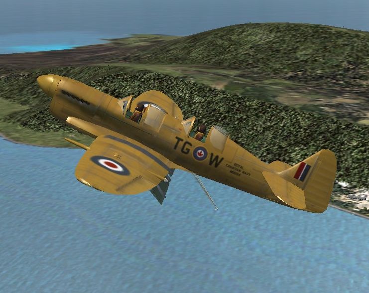 Fs2004/Fsx Fairey Firefly T Mk2 Warbird The Firefly T Mk2 Was Basically An F.1 Converted F