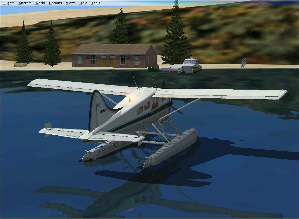 Fsx Washington Hannsville Sea Planes Is A Little Sea Airplane Airport That Gives Rides And