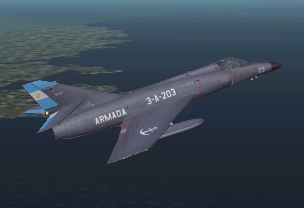 Fsx Dassault Super Etendard Argentina — 1