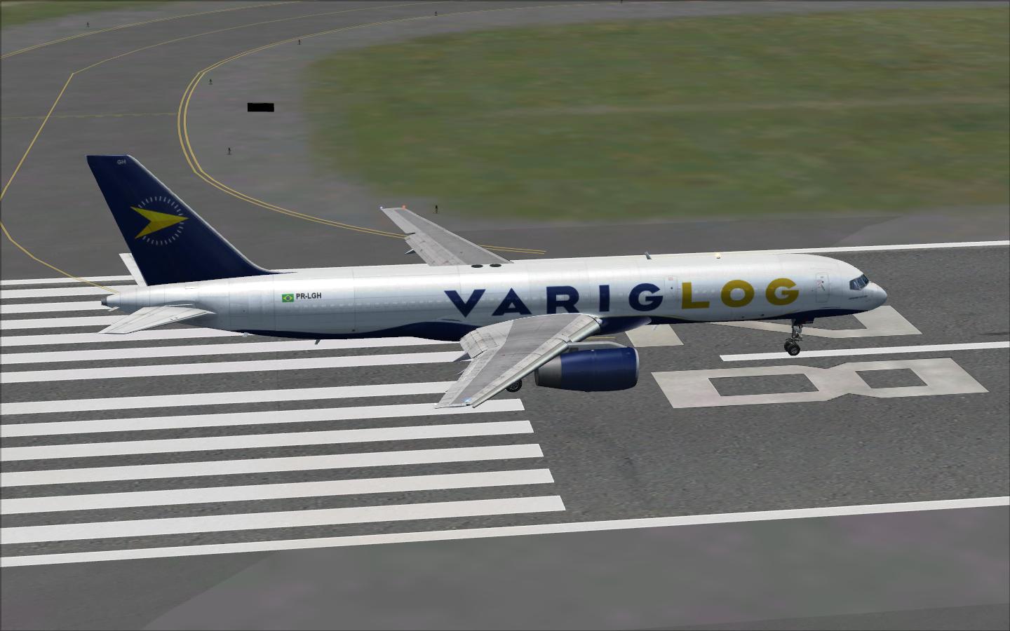 Captain Sim Boeing 757-200 Variglog Pr-Lgh Repainy Flight Simulator X Exclusively !!