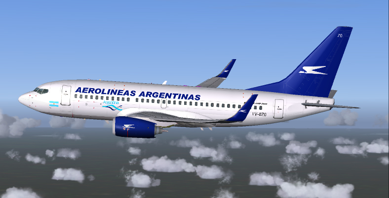 Posky 737-700 V1 For Fs2004 — 1