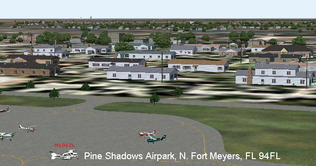 Fs2004 Scenery - Pine Shadows Airpark (94Fl) Is A Gated Community Located In Ft.myers, Flo — 1