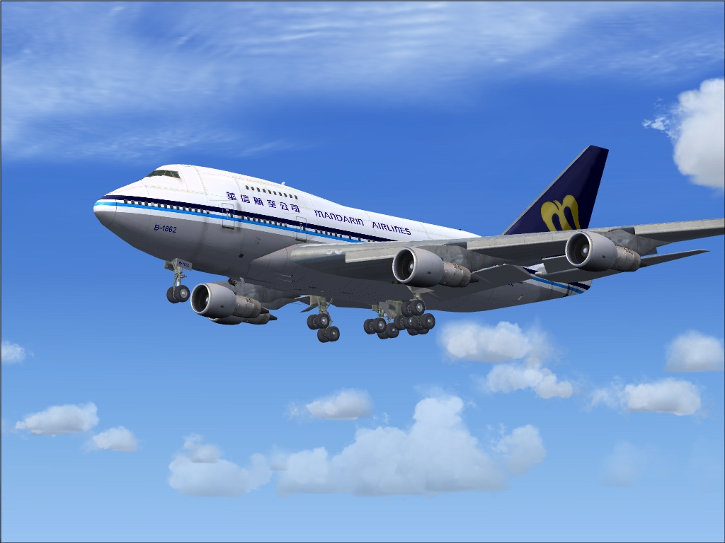 Mandarin Airlines Project Opensky Boeing 747Sp Passenger V1 For Fs2004 Exclusively Copyrig — 1
