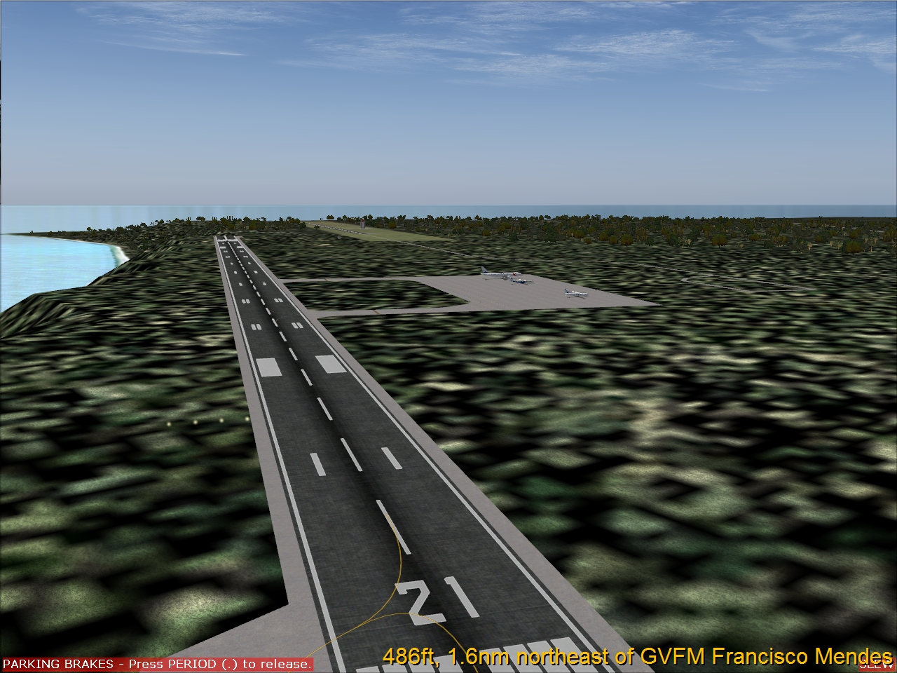 I Created New Airport Not Really New Airport Actually New Runway Off Side From Old Runway — 1