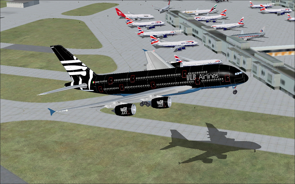 Fs2004/Fsx British Airways A380-800 British Airwyas A380-800 Princes Of Wales, I Hope Youl