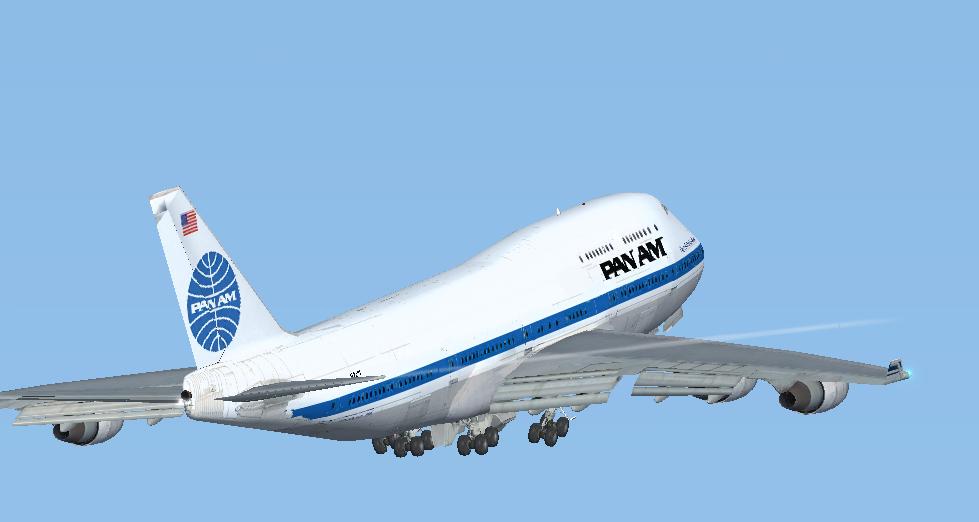 Boeing 747-400 Pan Am For Flight Simulator X And Flight Simulator Fs2004 — 1