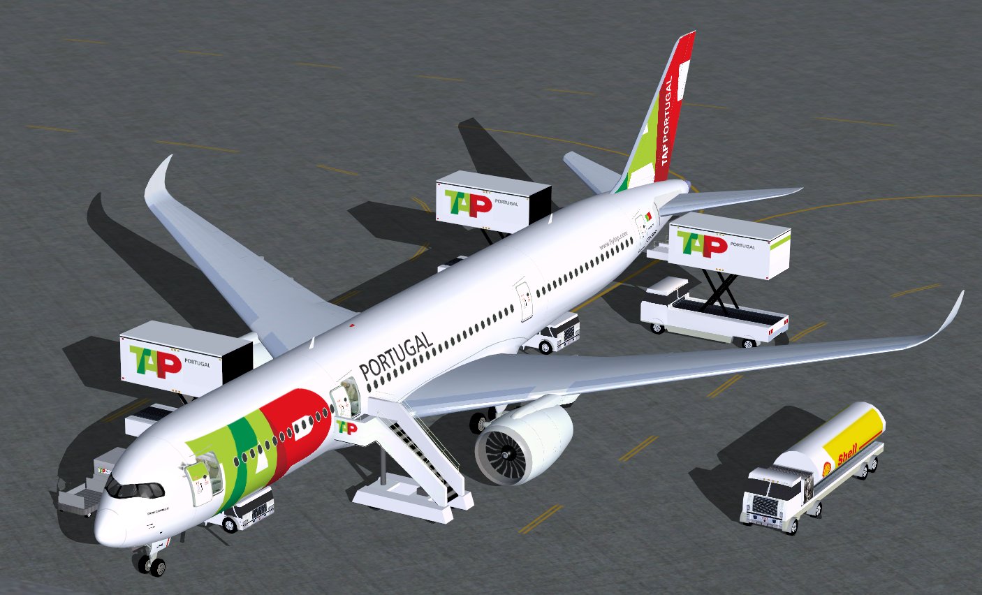 Fsx Tap Portugal Airbus A350-900 Xwb V2 — 1