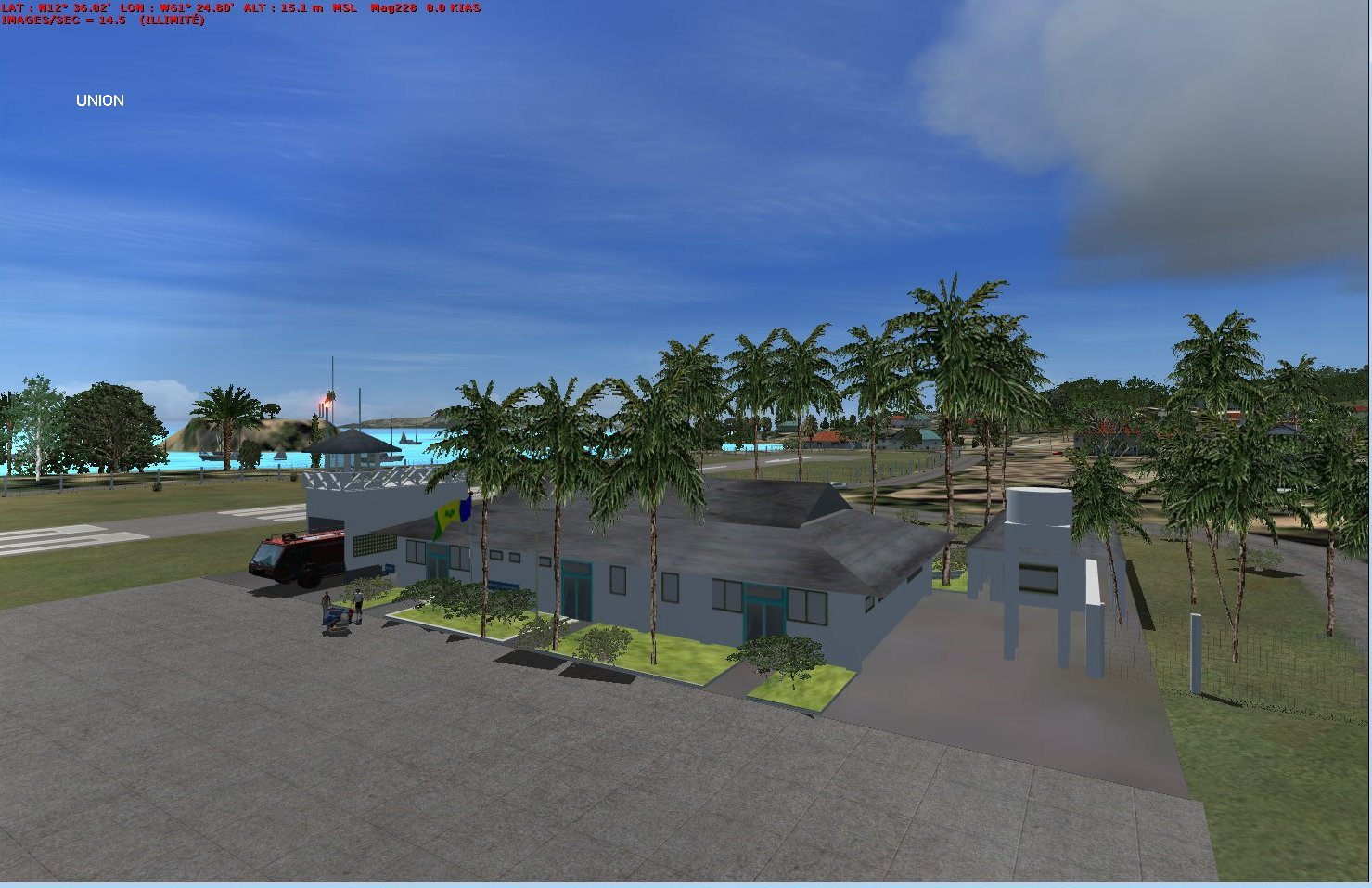 Scenery Of St Vincent And The Grenadines With Inside Redisign Of All Roads ,Coasts And Lan — 1