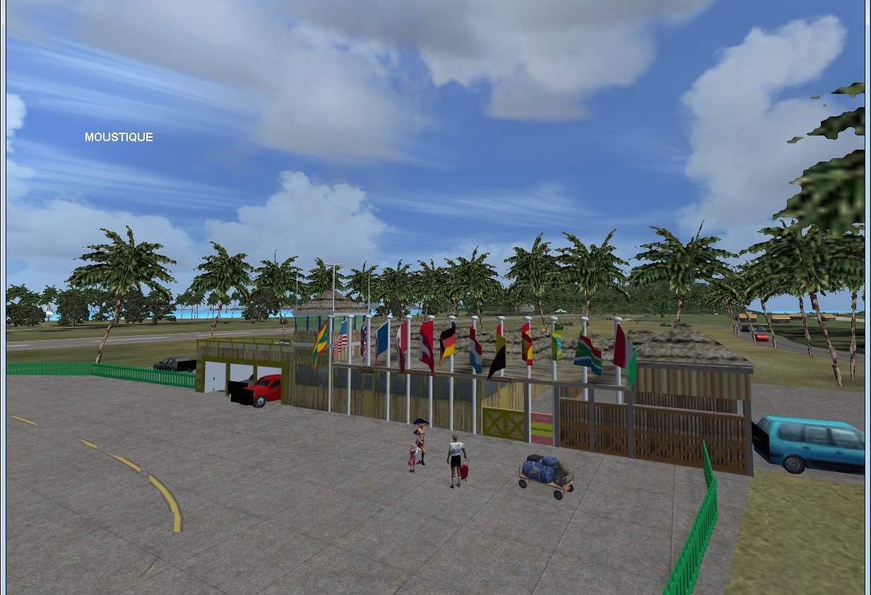 Scenery Of St Vincent And The Grenadines With Inside Redisign Of All Roads ,Coasts And Lan
