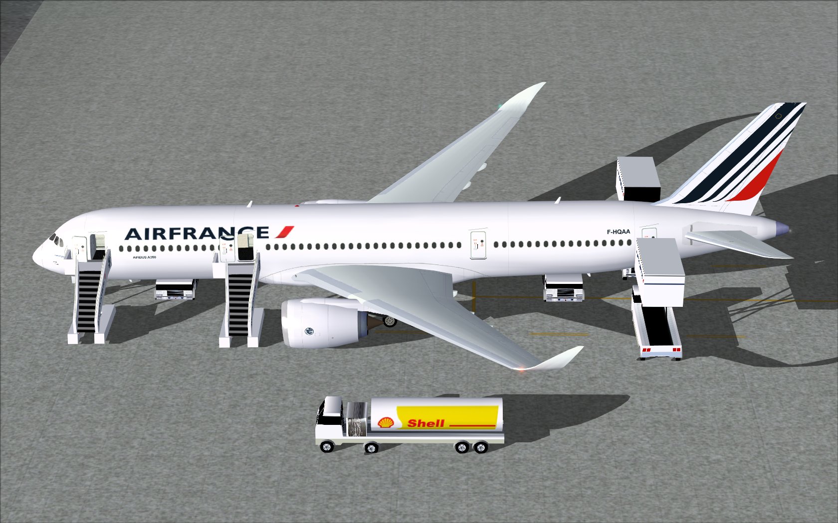 Fs2004 Airfrance Airbus A350-800 Xwb V2 — 1