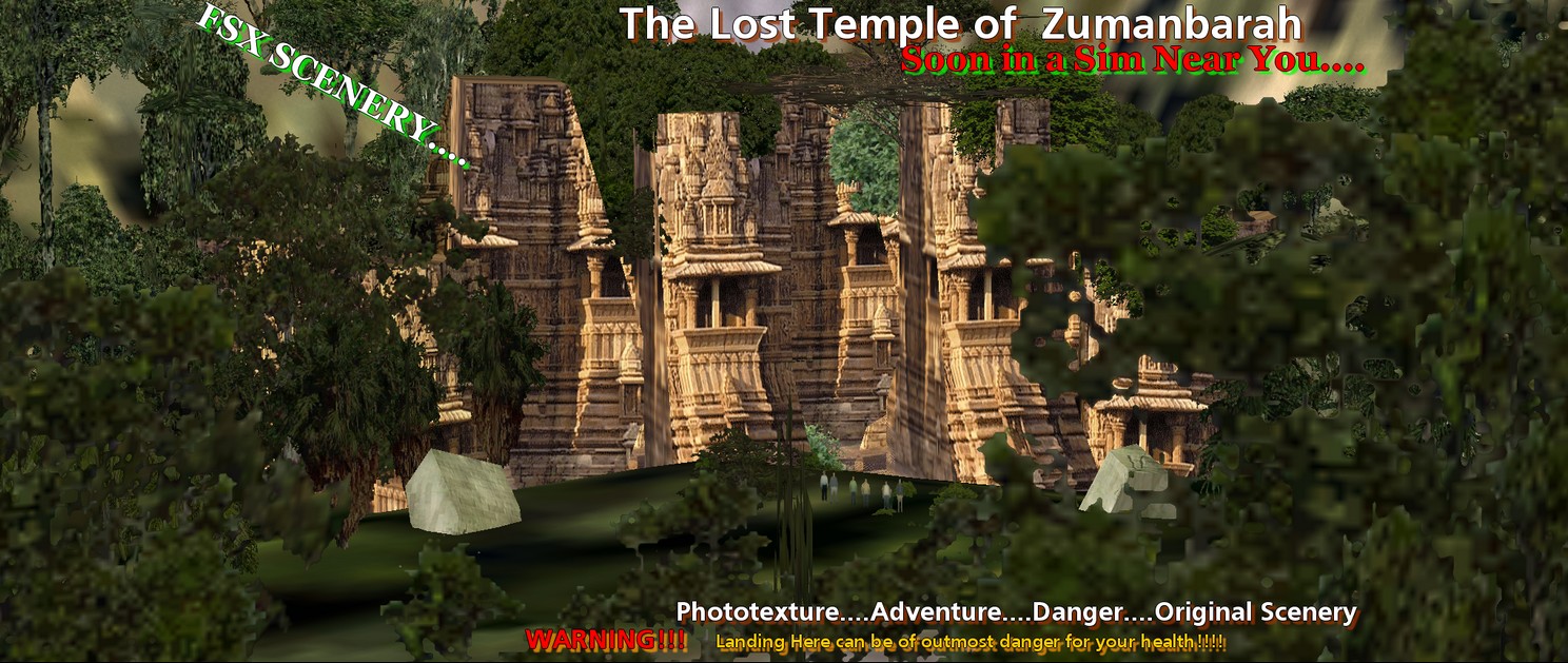 Fsx Scenery And Flight Lost Temple 02 From Fsadventuresky Gera