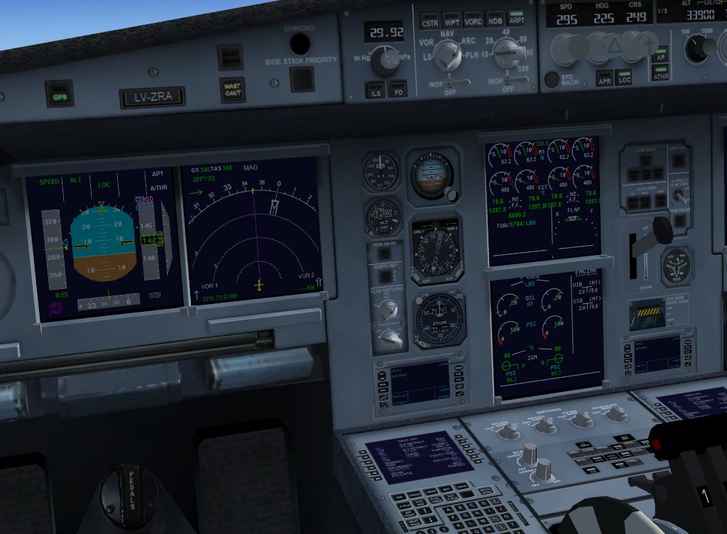 Fsx Aicraft Aerolineas Argentinas A340-200 By Thomas Ruth