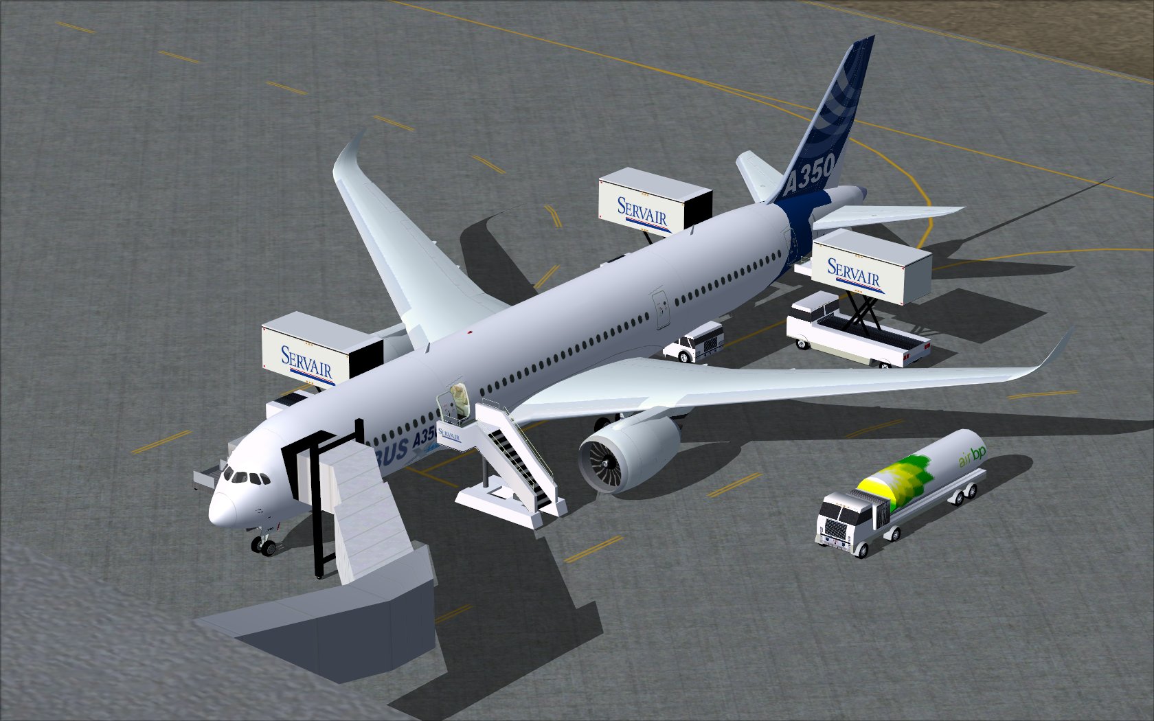 Fs2004 Airbus House Colors Airbus A350-800 Xwb V2 — 1