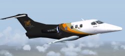 Fsx Executive Express Embraer Phenom 100 Biz Jet By Camsim, Including Exterior Animated Gr