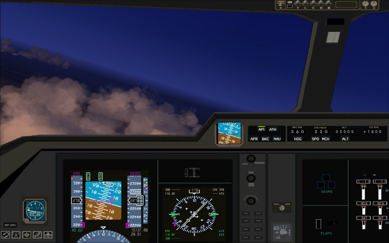 Fs2004 Executive Express Embraer Phenom 300 Biz Jet By Camsim, Including Exterior Animated