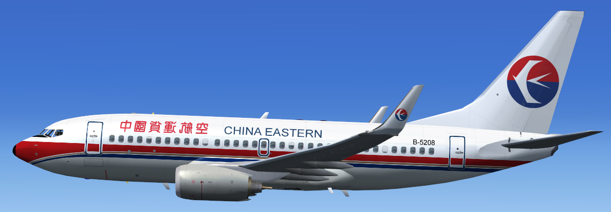 China Eastern Project Opensky Boeing 737-700 Passenger V1 For Fs2004 Exclusively Wingets/N — 1