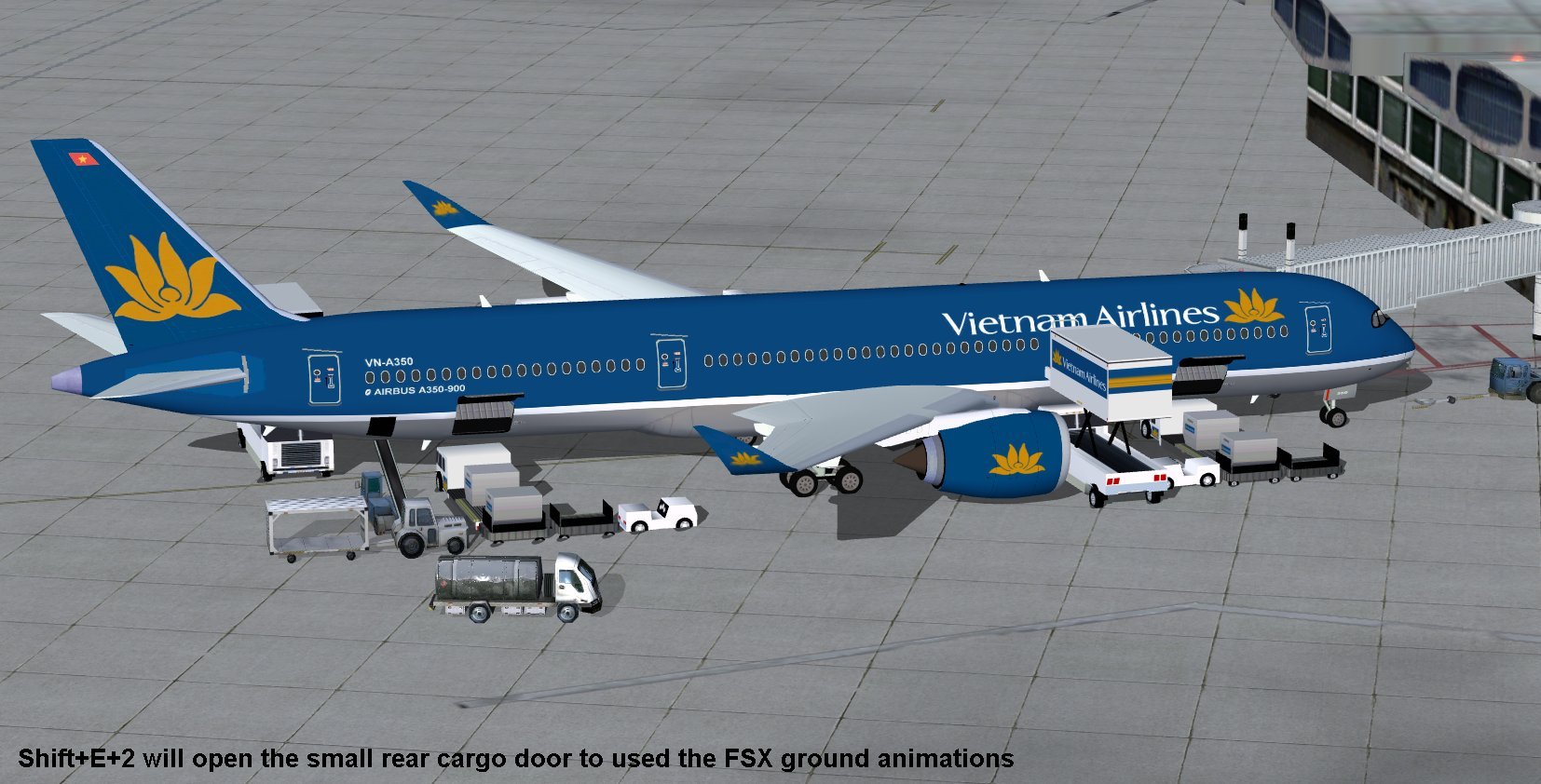 Fsx Vietnam Airlines A350-900 Airbus Xwb V2 — 1