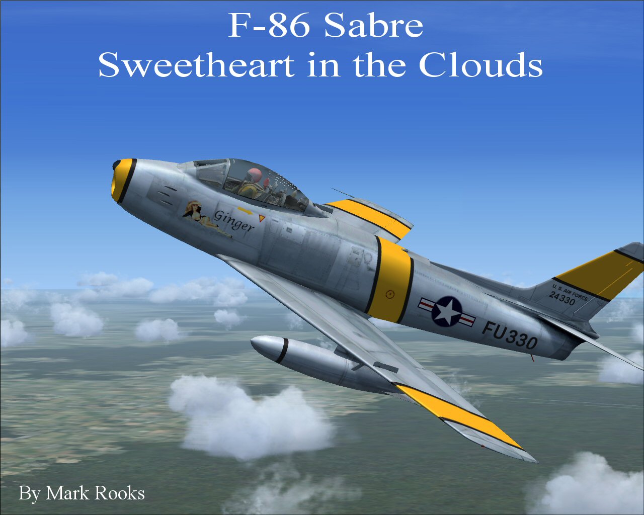 This Is A Textures Repaint Kirk Olssons F-86 Sabre Jet Updated For Fsx And Repainted In Ko