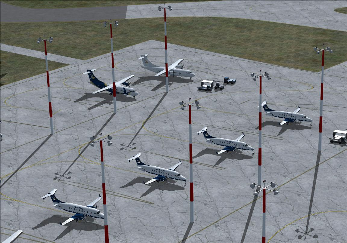 Update 4 For Khatmandu Intl Airport Vnkt This Update Fixes The Light Poles,Hangar & Vechil — 1