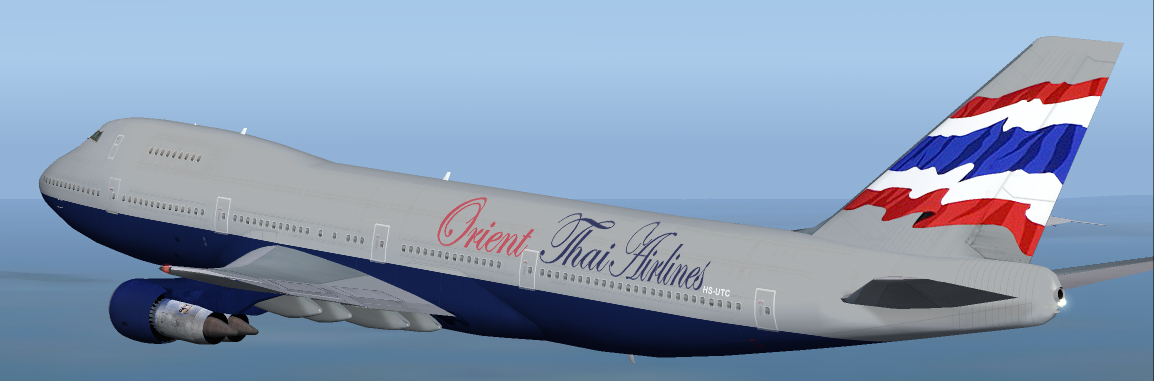 A Project Opensky Boeing 747-200 In Orient Thai Airlines Colors — 1