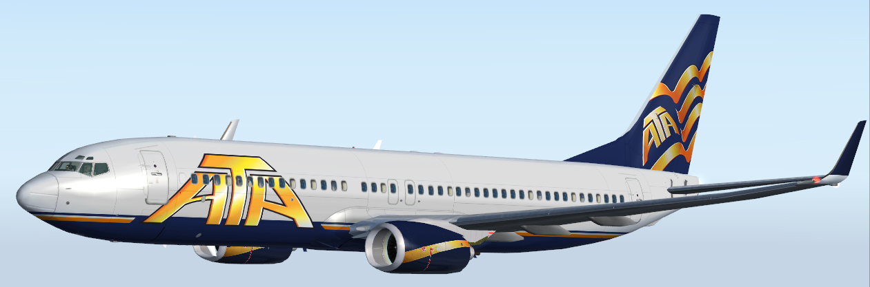 Ata Project Opensky Boeing 737-800 Passenger V1 For Fs2004 Exclusively Wingets/No Winglets — 1