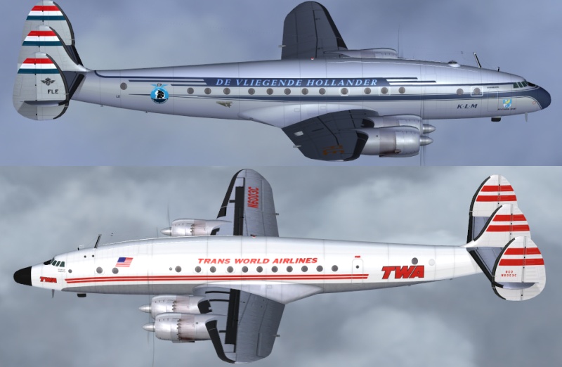 Lockheed L-749 Constellation Base Kit Included In This Sim Bundle Are Seven Models And Fiv — 1