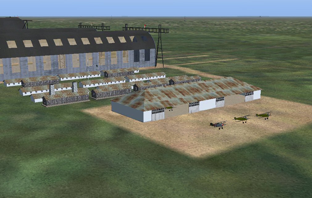 > Fs2004 Scenery German Zeppelin Base Tondern Scenery Of Greman Airship Base Tondern Used — 1