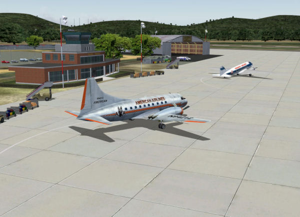 Roanoke Regl/Woodrum Airfield 1956 Only For Fs2004 Author Kenny Fox — 1