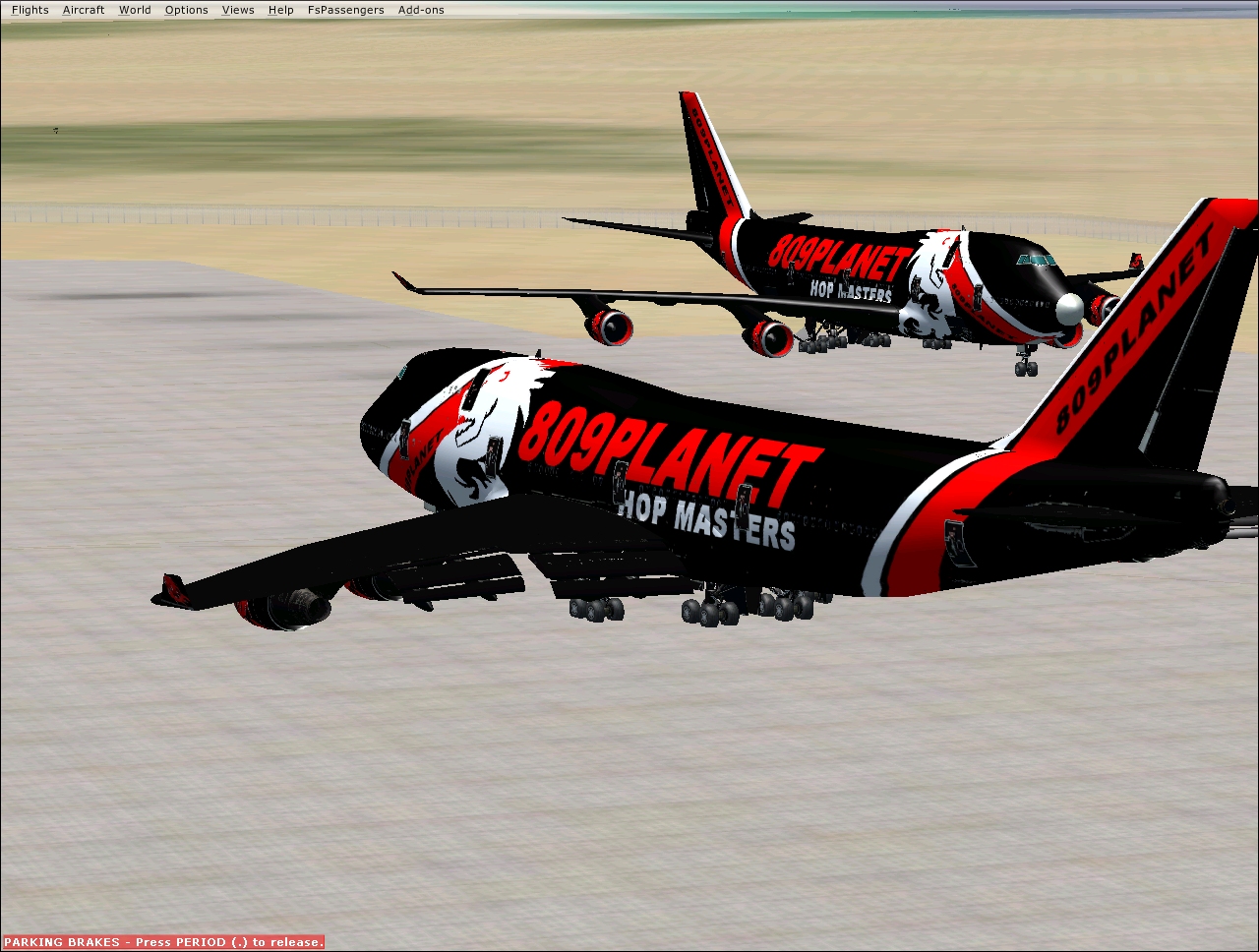 809 Planet Boeing 747-400 Textures — 1