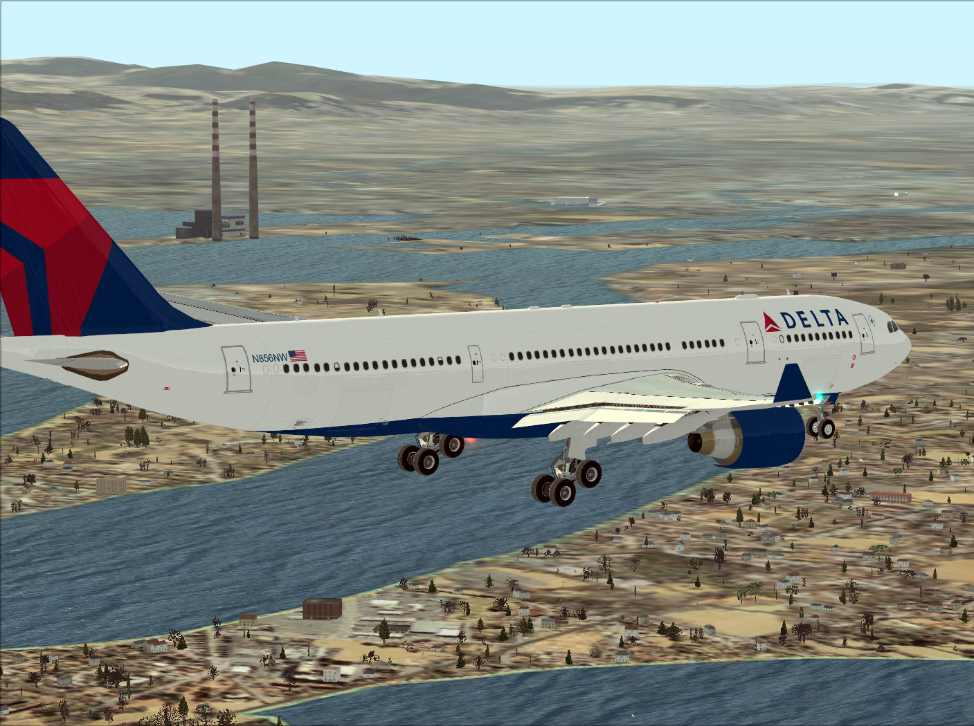 Fsx Delta Airlines Airbus A330-223 — 1