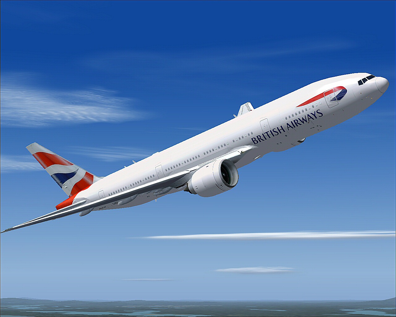 Fsx Boeing 772 British Airways G-Geez — 1