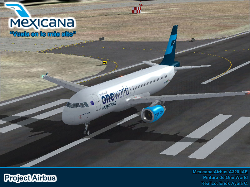 Fs2004 Mexicana Project Airbus A320 Iae — 1
