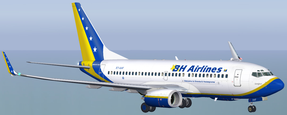 Fs2004 Bh Airlines Posky Boeing 737-700 Passenger V1 — 1