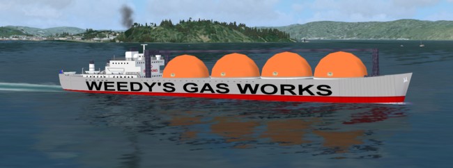 Fsx - Gas Tanker (Pilotable Versions)