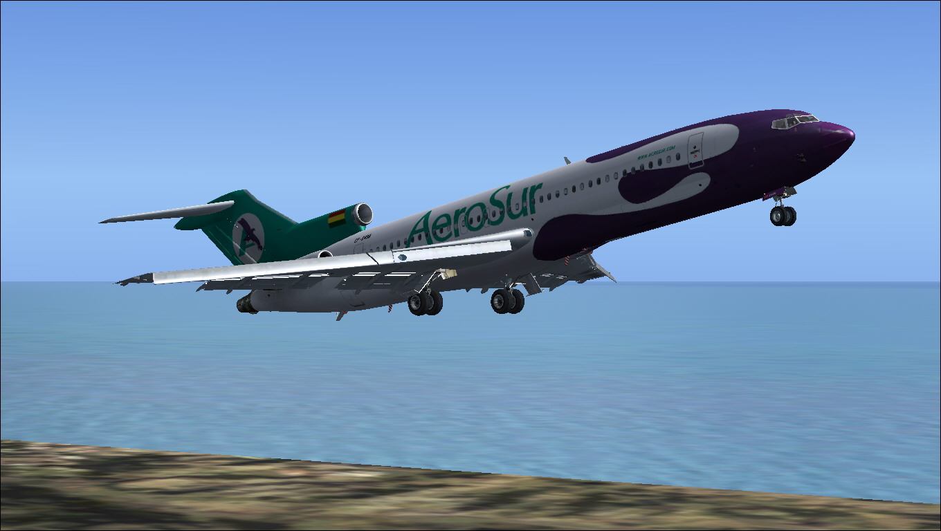Fs2004/Fsx Boeing 727-223 Aerosur La Ballena