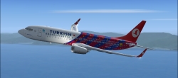 Fsx Turkish Airlines Boeing B737-8F2 Manavgat Barcelona