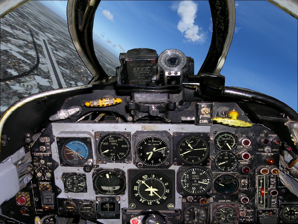 Fsx/Fs2004 Panel Fighter Fiat G-91 — 1