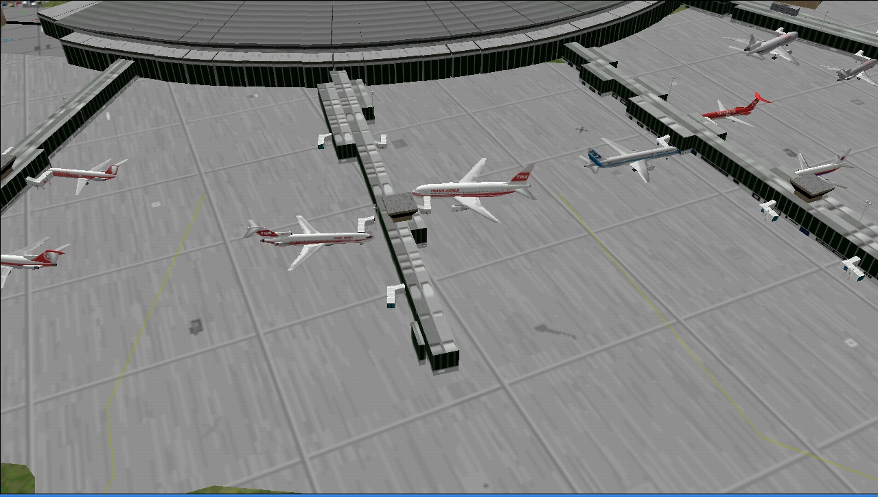 Fs2000 La Guardia Static Aircraft 1980S — 1