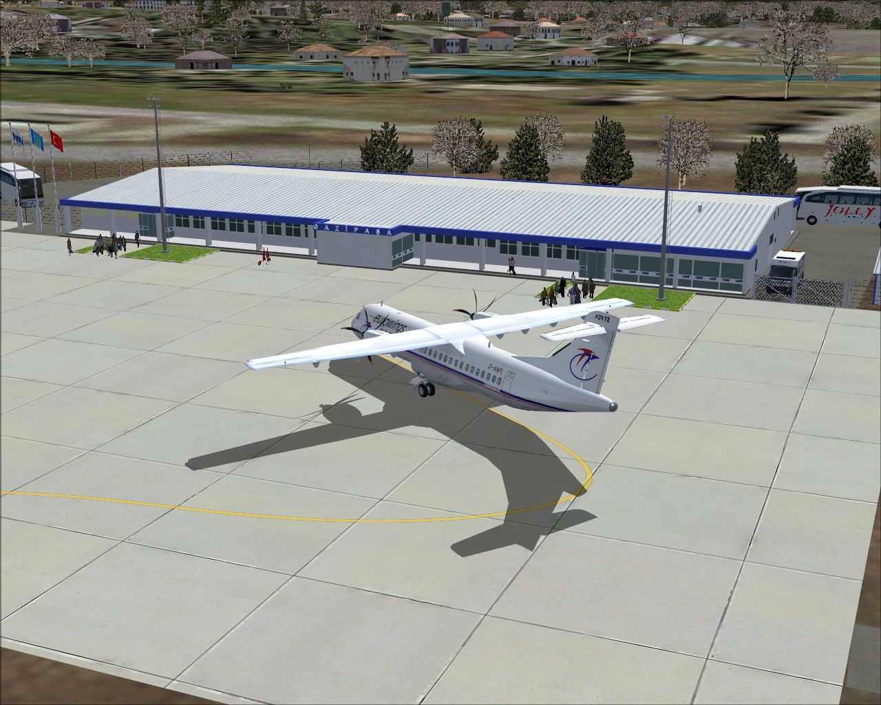 Flight Simulator 2004 Scenery Antalya Gazipaþa (Ltfg) Airport And Surroundings — 1
