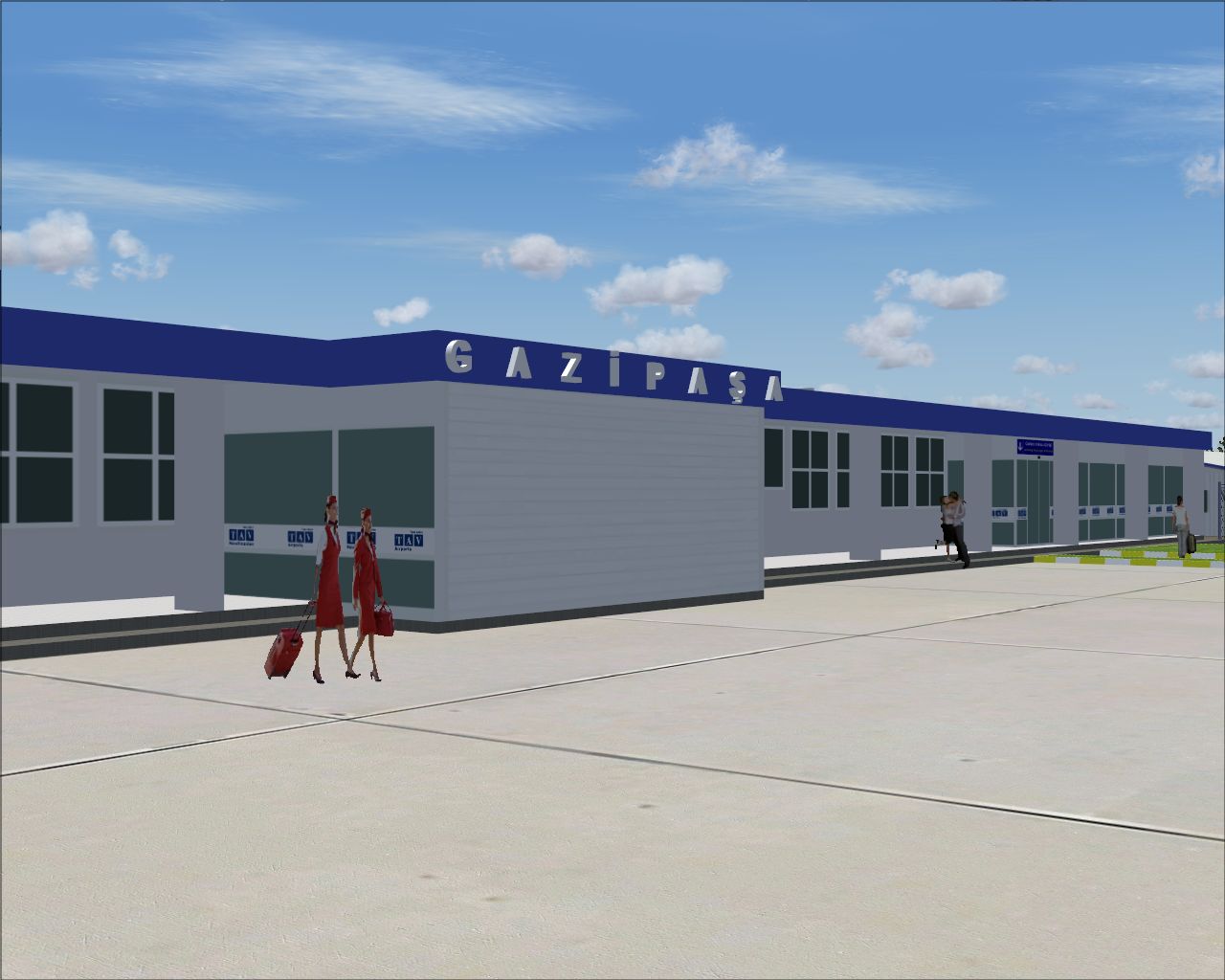 Flight Simulator 2004 Scenery Antalya Gazipaþa (Ltfg) Airport And Surroundings