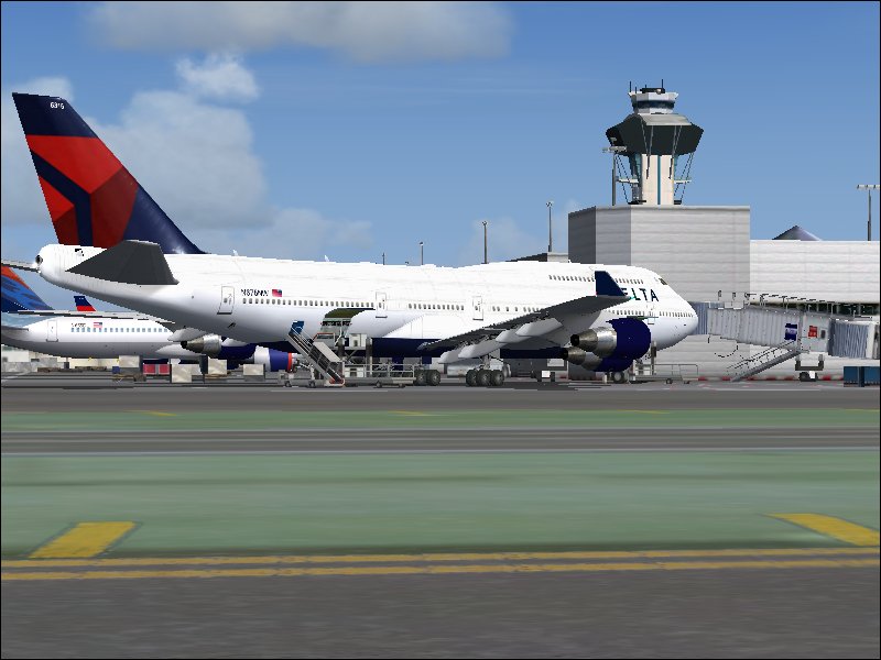 Fs2004 Boeing 747-400 Delta Air Lines — 1