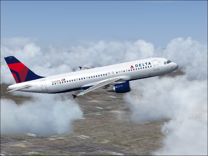 Delta Air Lines Airbus A320-212 Reg N345Nw — 1